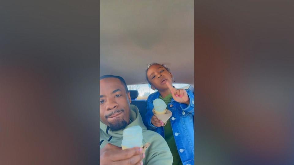 PHOTO: Jhovan Galberth and his daughter Tatum. 6. sing karaoke in the car together and share clips from their musical sessions on TikTok. (@dadsdoittoo/tiktok)