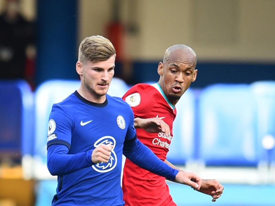 Fabinho filled in at centre-back against Chelsea (Liverpool FC via Getty Images)