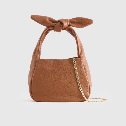 <p>Quince</p> Quince Italian Leather Mini Bow Bag
