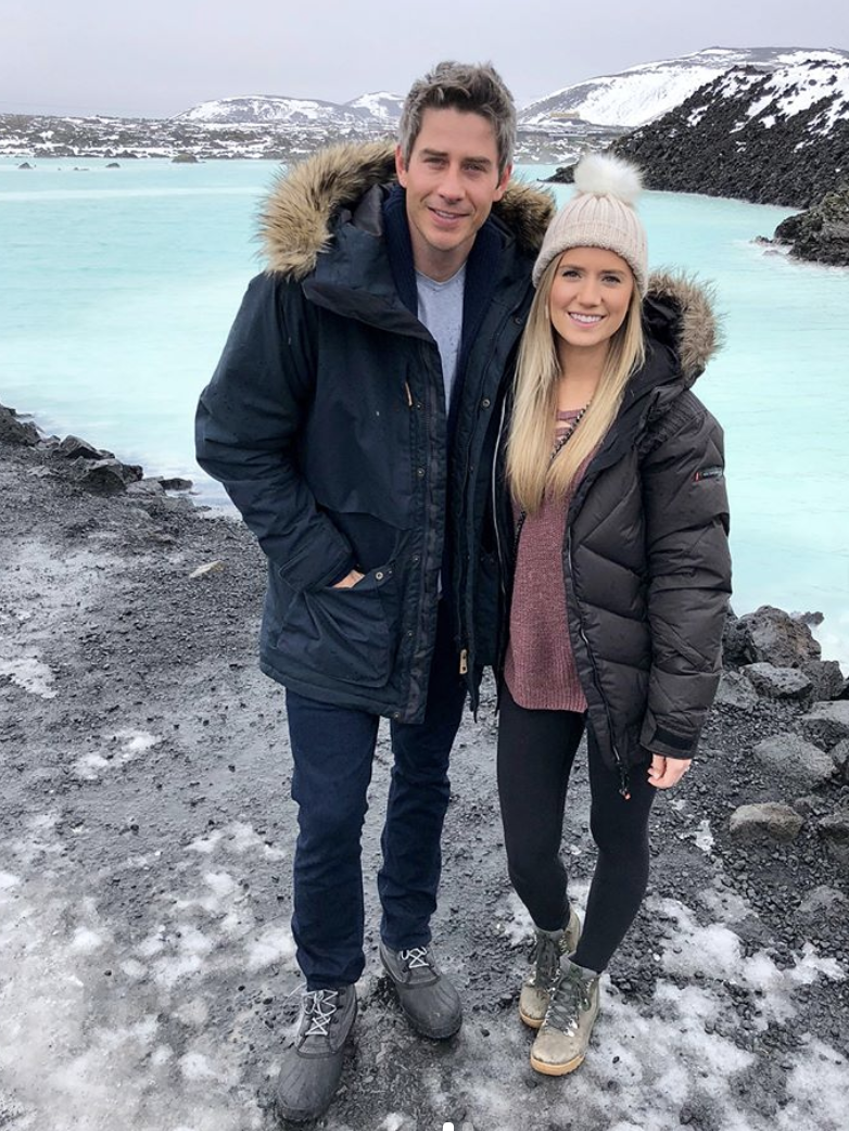 <p><em>The Bachelor</em> runner up-turned-winner and her fiancé, Arie Luyendyk Jr., seem to be enjoying their time away from TV as they posed at the Blue Lagoon in Iceland. “Cold hands, warm hearts,” the very-forgiving lady wrote. (Photo: <a rel="nofollow noopener" href="https://www.instagram.com/p/BgUbXcZHsu9/?taken-by=laureneburnham" target="_blank" data-ylk="slk:Lauren Burnham via Instagram;elm:context_link;itc:0;sec:content-canvas" class="link ">Lauren Burnham via Instagram</a>) </p>