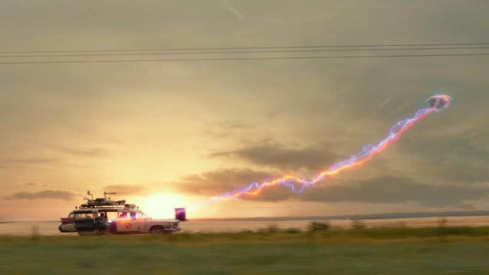 Ghostbusters Afterlife Ecto 1 Sunset