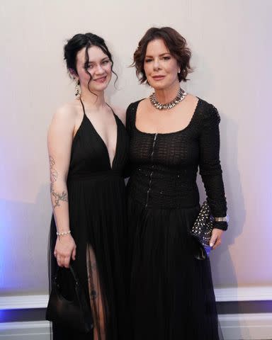 <p>Marcia Gay Harden Instagram</p> Marcia Gay Harden and her child Eulala Grace Scheel.