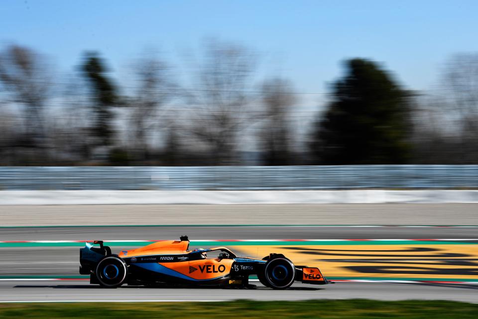 Daniel Ricciardo is putting in the laps for McLaren. (Getty Images)