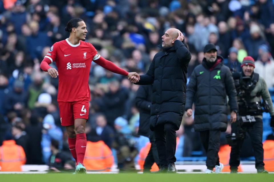 Van Dijk looks back to his best in Liverpool’s defence (Getty Images)