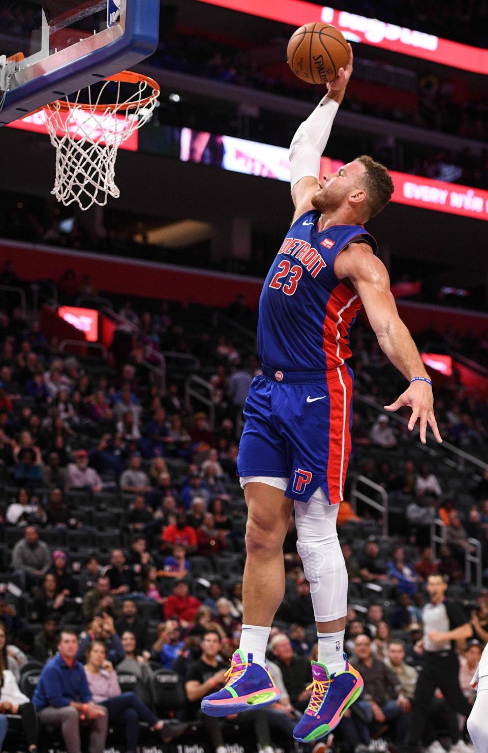 Blake Griffin was still one of the most exciting dunkers in the game when he arrived in Detroit. He hasn't dunked since 2019.