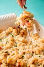 <p>Truly SO much better than boxed mac. </p><p>Get the <strong><a href="https://www.delish.com/cooking/recipe-ideas/a22790813/lobster-mac-recipe/" rel="nofollow noopener" target="_blank" data-ylk="slk:Lobster Mac & Cheese recipe;elm:context_link;itc:0;sec:content-canvas" class="link ">Lobster Mac & Cheese recipe</a>. </strong></p>