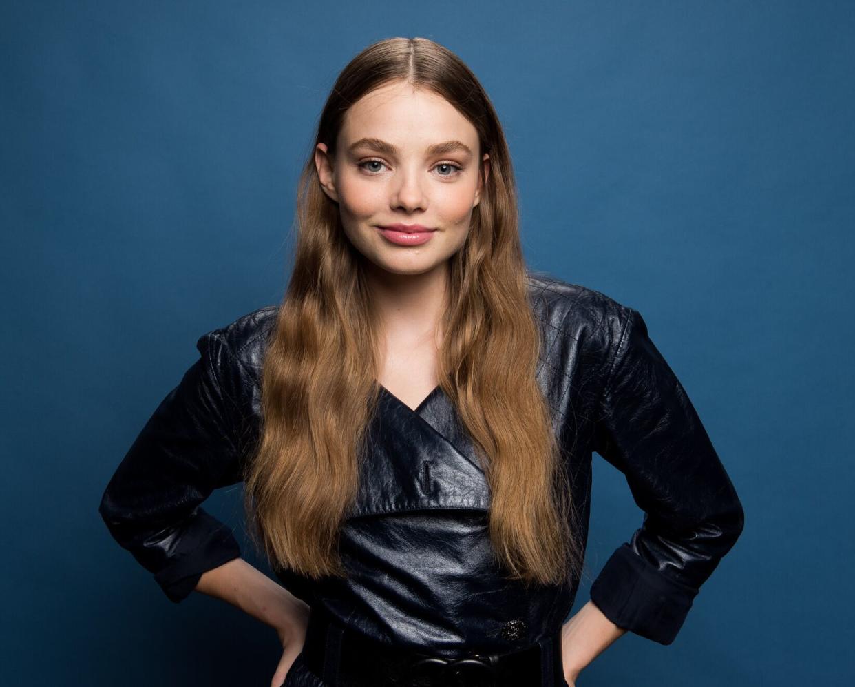 Kristine Froseth visits Build Studio on Sept. 16, 2019. Photo by Mike Pont. (Photo: Mike Pont)