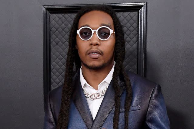 <p>Steve Granitz/WireImage</p> Takeoff at the 2020 Grammys