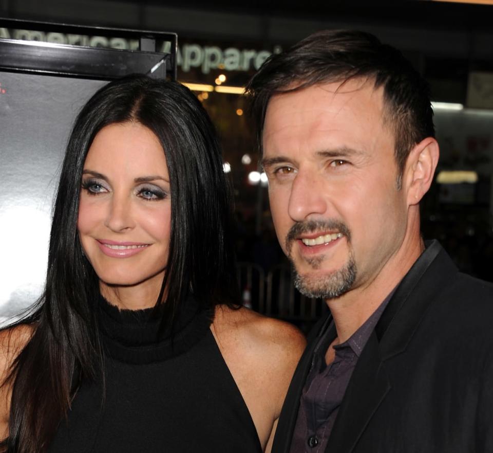 <div class="inline-image__caption"><p>Courteney Cox and David Arquette arrive at the premiere of <em>Scream 4 </em>on April 11, 2011, in Hollywood, California. </p></div> <div class="inline-image__credit">Kevin Winter/Getty</div>