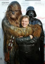 <p>Hamill posed with old pals Chewbacca and Darth Vader at the <i>Star Wars: Episode III — Revenge Of The Sith</i> Los Angeles premiere on May 12, 2005. (Photo: Frederick M. Brown/Getty Images)</p>