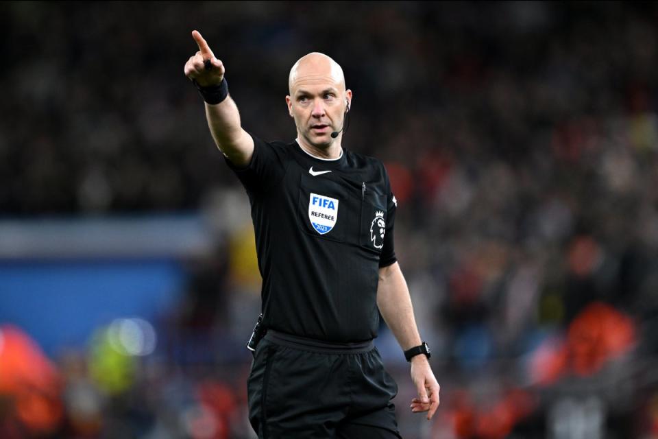 Anthony Taylor will take charge of a crucial Premier League fixture  (Getty Images)