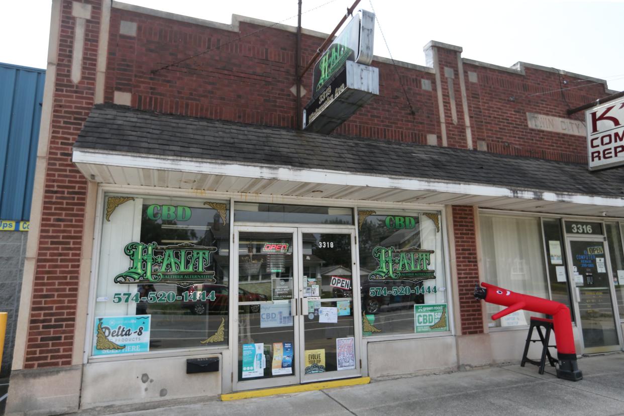 The owner of H*Alt CBD Store on Mishawaka Avenue in South Bend says while she still sells some delta-* products, the bulk of her customers seek CBD oil products that do not contain THC.