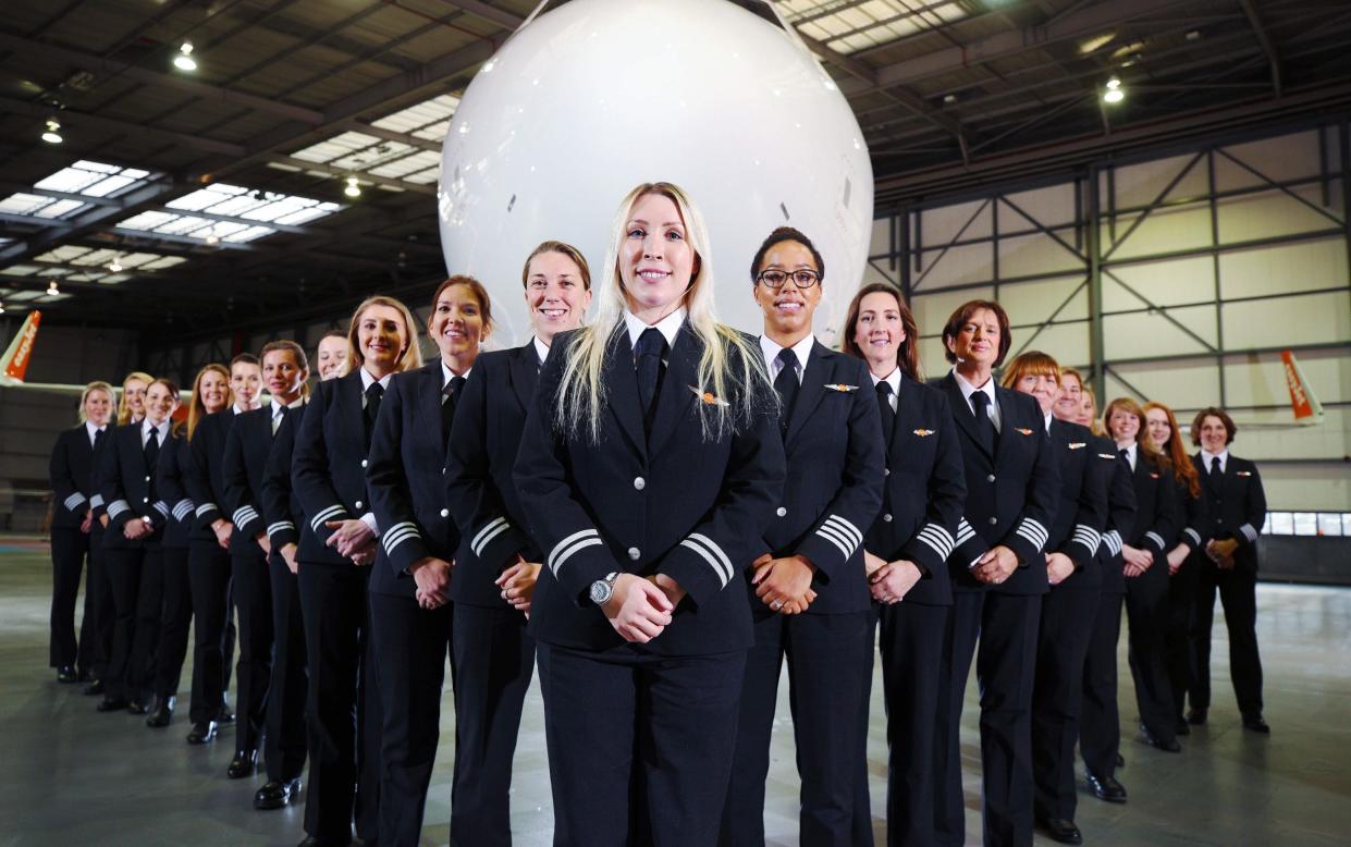 Only six per cent of pilots worldwide are female, although operators are keen to alter this