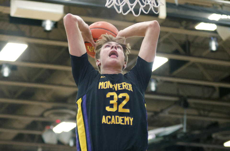 Montverde Academy forward Cooper Flagg continues to dominate the high school basketball landscape. (Reinhold Matay/USA TODAY Sports)