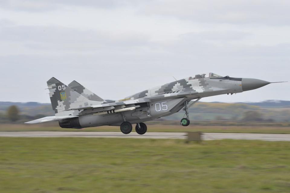 a ukrainian mig 29 in 2018