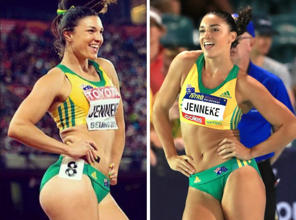 珍娜珂(Michelle Jenneke)以性感「熱身操」聞名全球。法新社