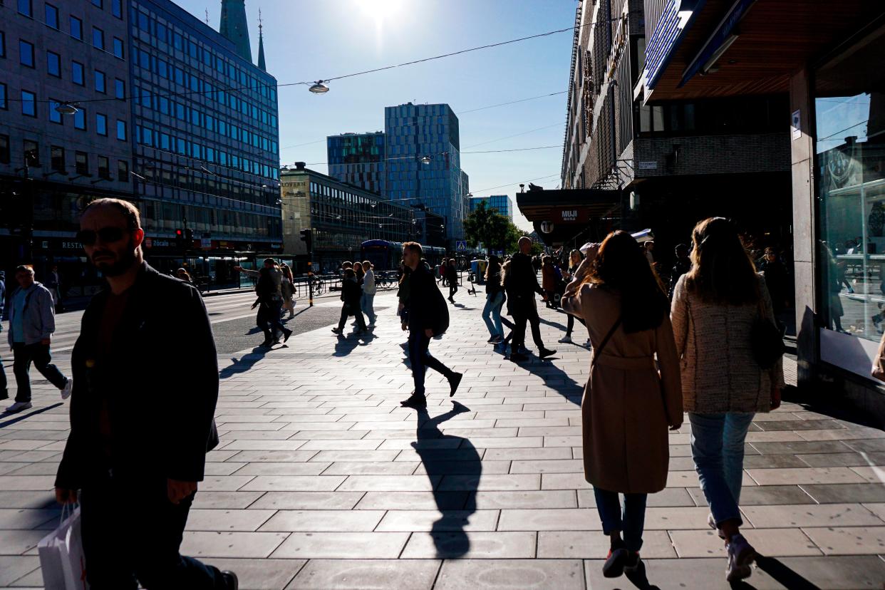 Stockholm could face local measures to combat coronavirus, officials say (AFP via Getty Images)