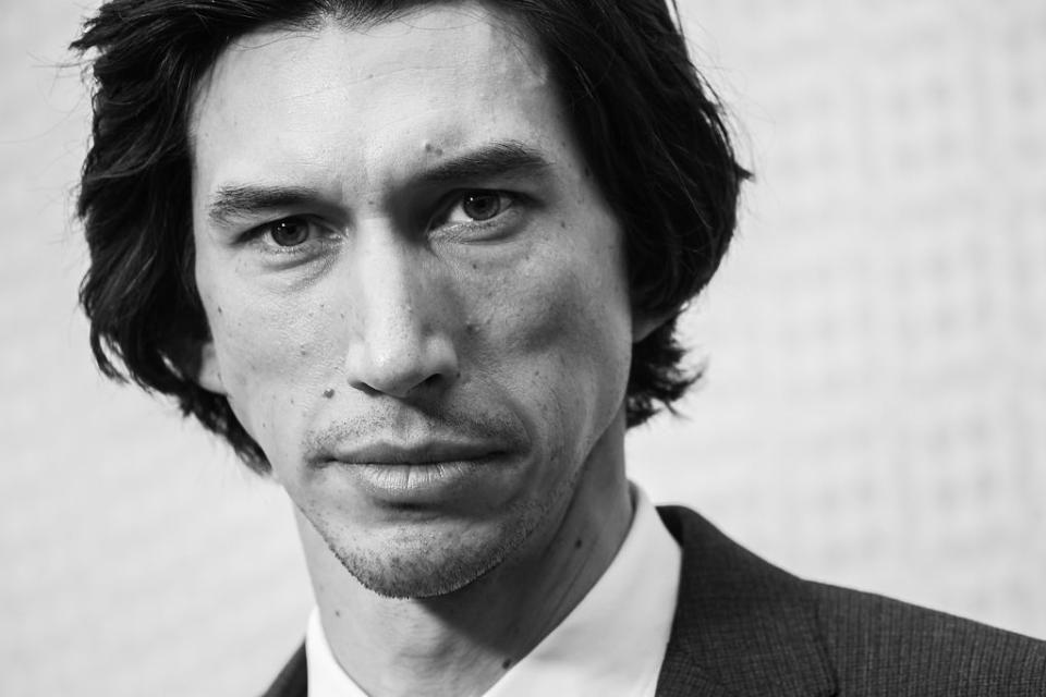 Adam Driver has opened up about that viral Burberry campaign, pictured in October 2019. (Getty Images)