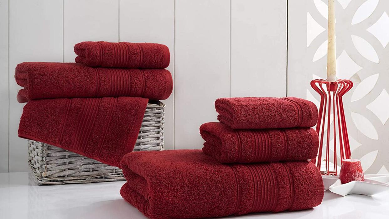 Qute Home 6-Piece Bath Towels Set