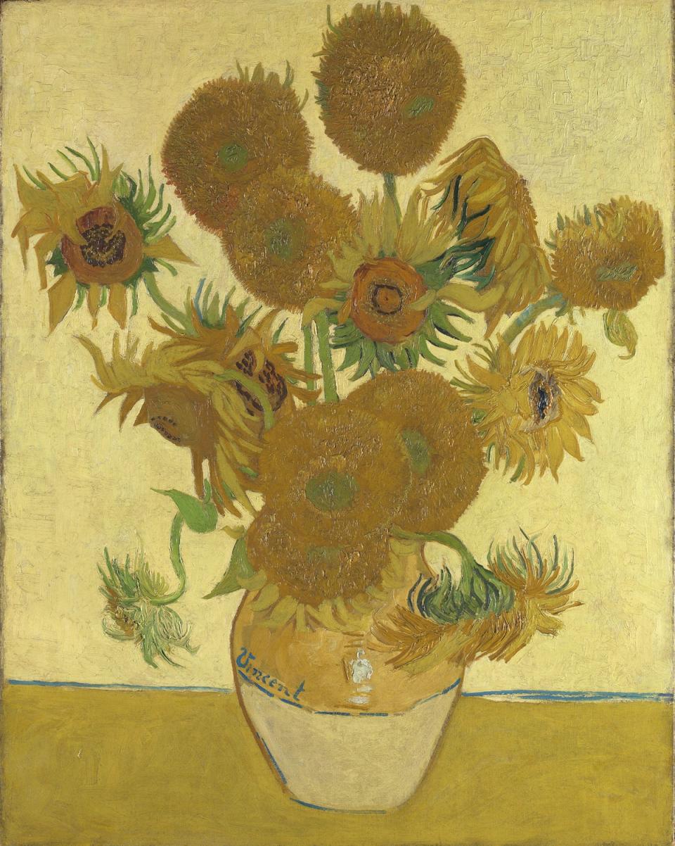 Vincent van Gogh (1853 – 1890), Sunflowers, 1888 (The National Gallery, London/ Bought, Courtauld Fund, 1924)