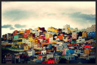 It is the neighborhood of colors. All people live the same way in Las Palmas de Gran Canaria.By: jjuanchu