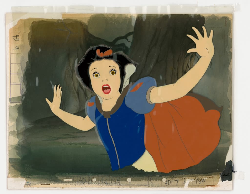 Animation cel from “Snow White and the Seven Dwarfs” (1937), Steven Spielberg Animation Collection