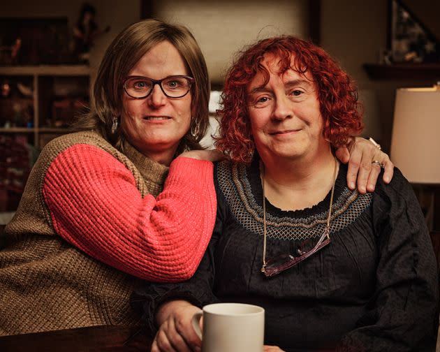Jenn and Debb Richmond of Minnesota are among the LGBTQ+ couples featured in Hulu's 