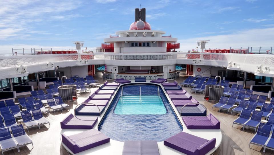 Lively couples or solos will paint the sea red on a Virgin Voyage (Virgin Voyages)