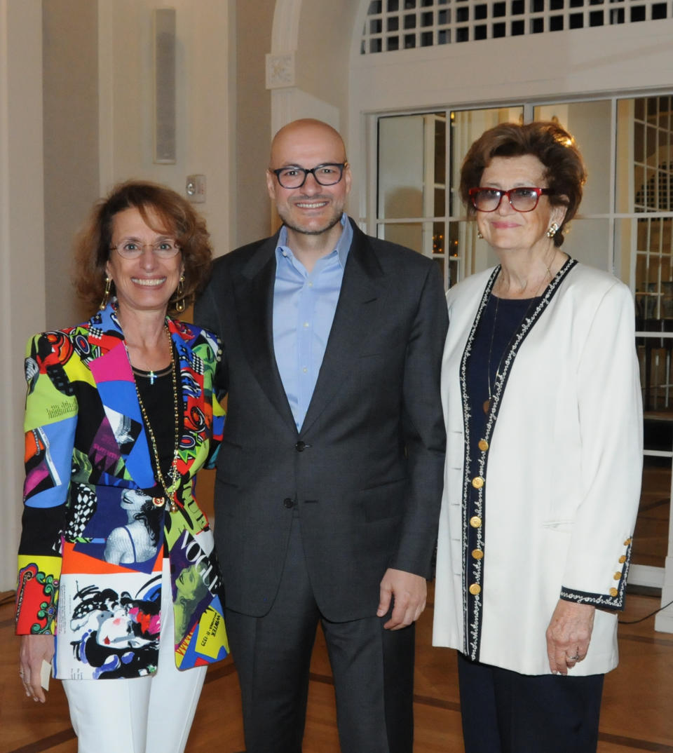 Rose Marie Bravo, Tapestry Inc.’s Victor Luis and Margaret Hayes.