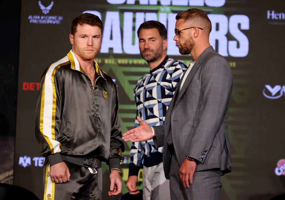 Canelo has more motivation to his his opponent Saunders after pre-fight events (Getty Images)