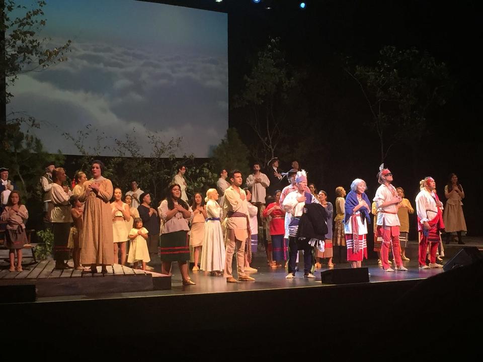The musical “Nanyehi – The Story of Nancy Ward” will be staged Oct. 13-14 at Hard Rock Live Tulsa. It tells the story of Nancy Ward, a legendary woman who was first honored in the 18th century as a Cherokee war woman, but then as a peacemaker during the American Revolution.