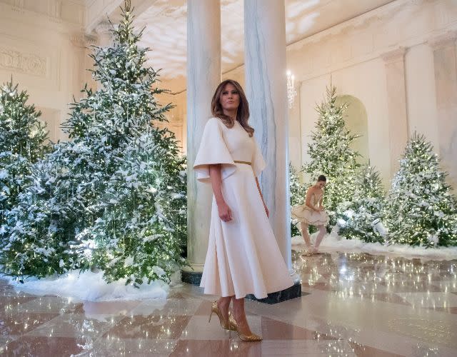 Former First Lady Melania Trump.Photo by SAUL LOEB/AFP via Getty Images.