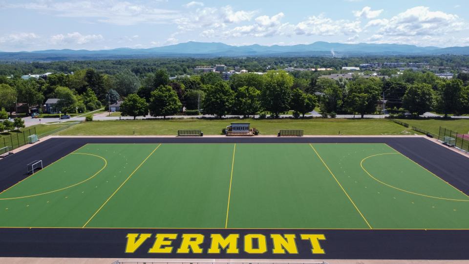 The University of Vermont installed a new turf field for its field hockey program earlier this year.