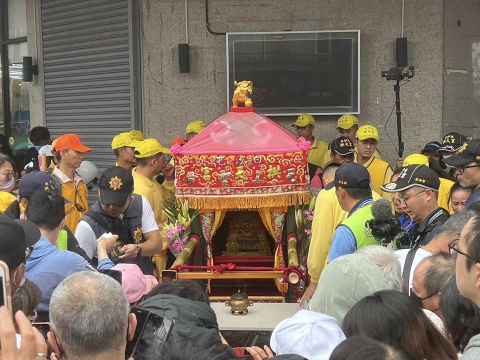 <strong>白沙屯媽祖的神轎僅供進香時使用，平時收藏起來不做他用。（圖／翻攝自白沙屯拱天宮臉書）</strong>