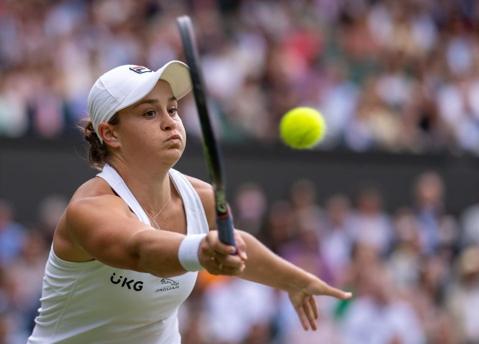 Ashleigh Barty, Australia’s home favourite in Melbourne (PA Wire)