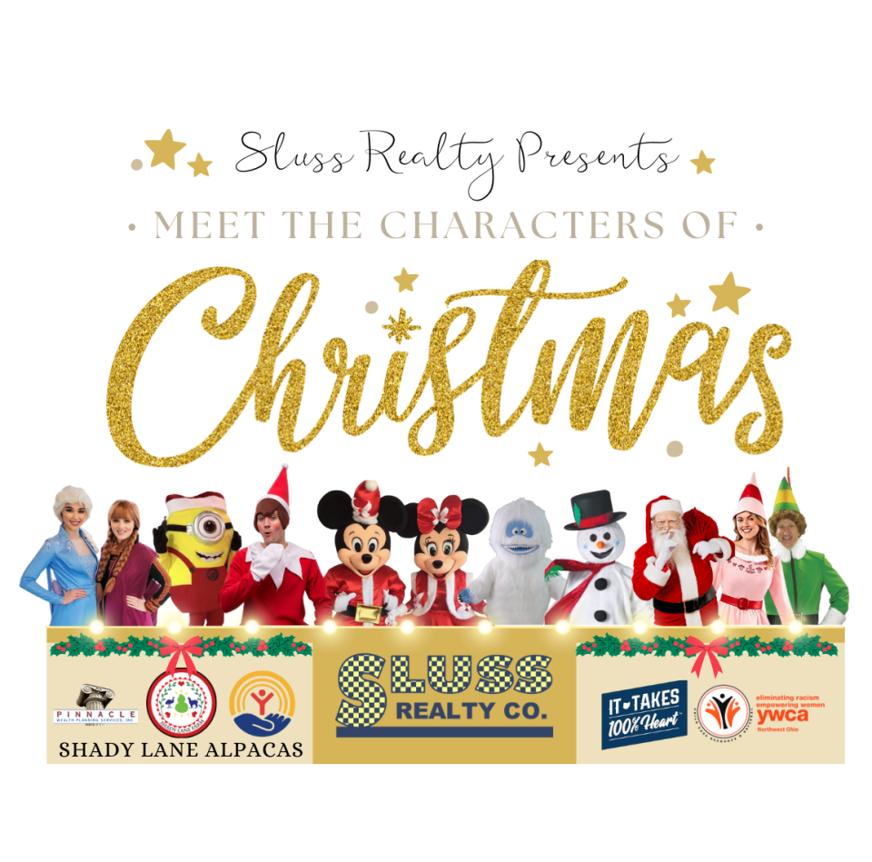 Sluss Realty will present the first ever Meet the Characters of Christmas from 11 a.m. to 2 p.m. Dec. 9 at Shady Lane Alpaca Farm. The event is free to the public and includes a petting zoo.