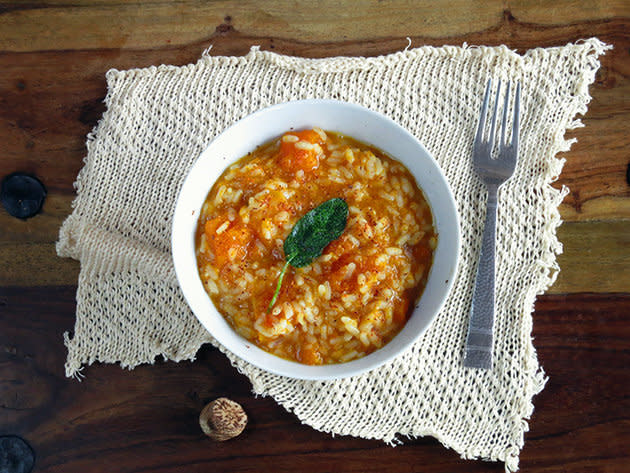 <strong>Get the <a href="http://www.hippressurecooking.com/sage-nutmeg-butternut-squash-autumn-risotto/">Sage and Nutmeg Butternut Squash Autumn Risotto recipe</a>&nbsp;from Hip Pressure Cooking</strong>