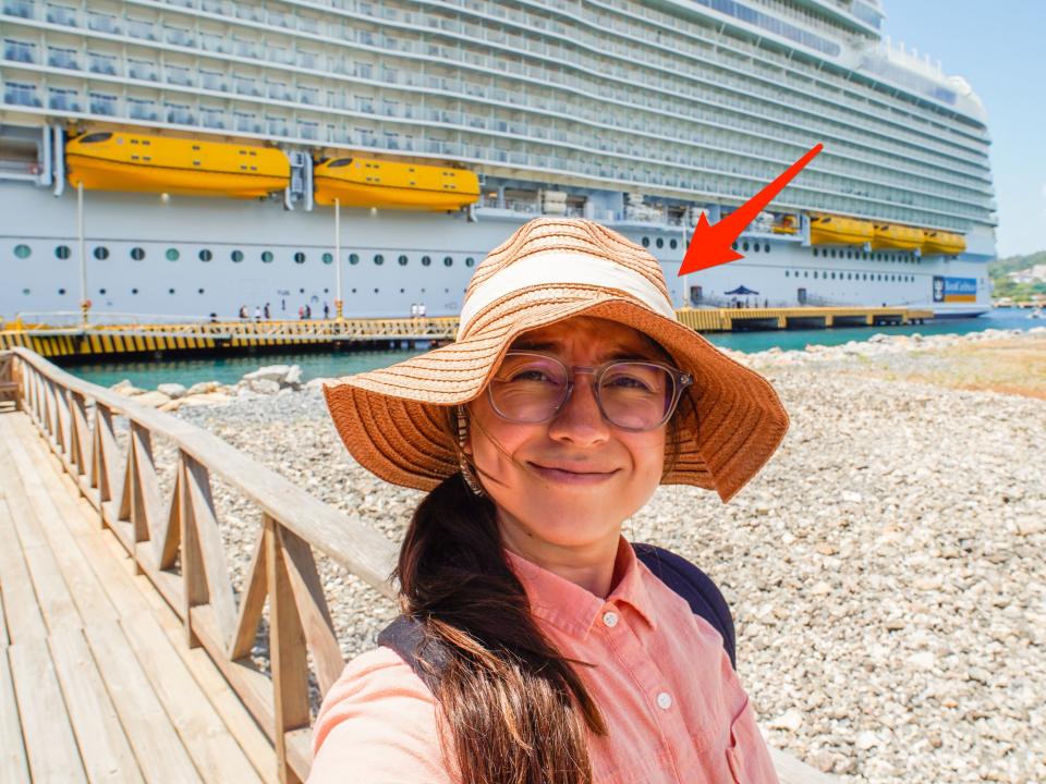 The author is glad she brought a sun hat