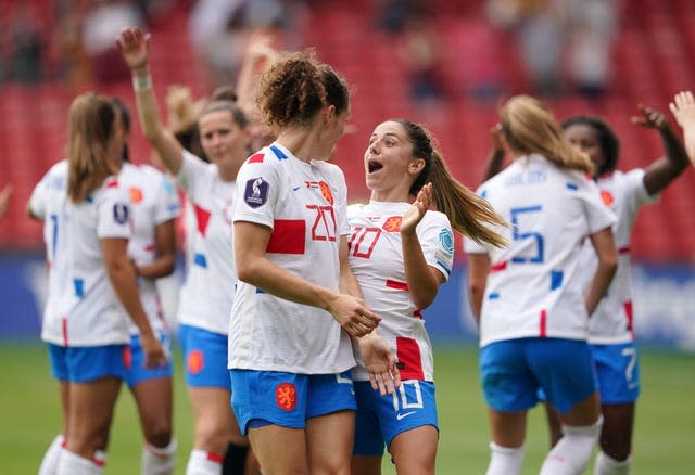 The Netherlands celebrate