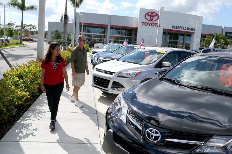 A Toyota dealership in Florida.