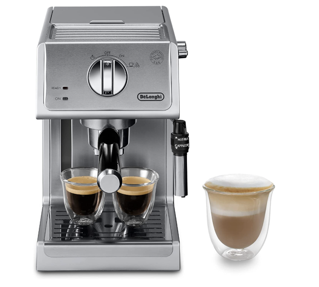 DeLonghi ECP3630 15 Bar Espresso and Cappuccino Machine (photo via Amazon)