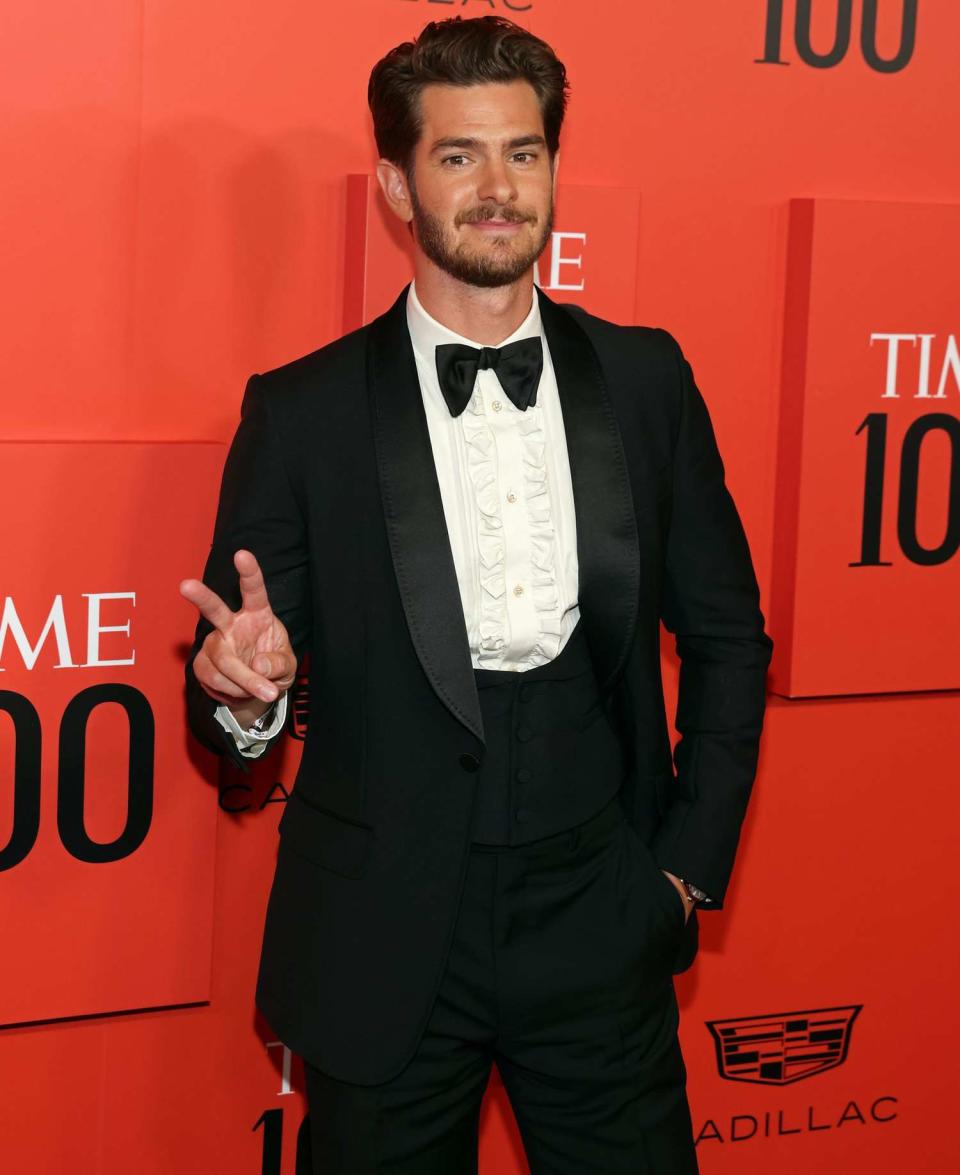 Andrew Garfield attends the 2022 Time 100 Gala