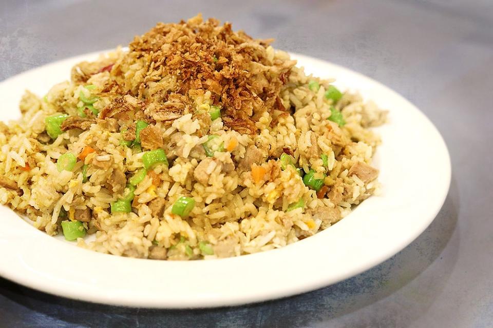 Masterfully executed fried rice.