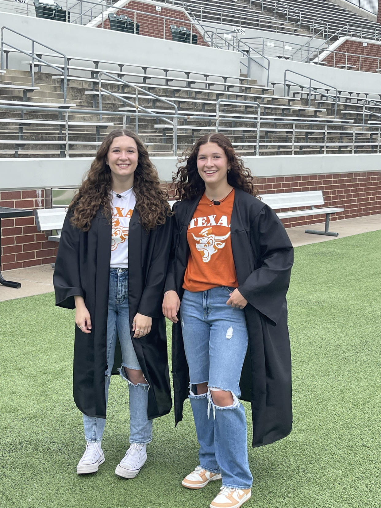 Identical twins Avery and Keaton Slimak are both attending the University of Texas. (Courtesy Matt Slimak)