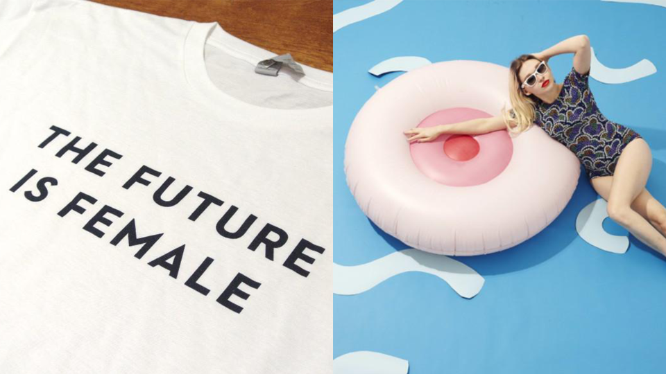 Remember those "The Future is Female” shirts? Good times.