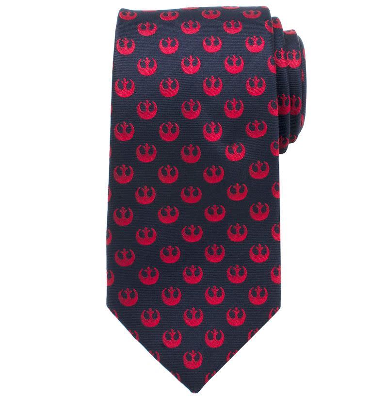 Rebel Symbol Silk Tie