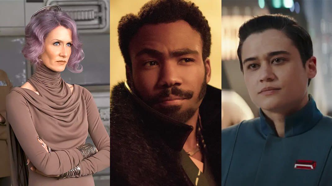 Ella Kane and Lando Calrissian and Amilyn Holdo queer Star Wars