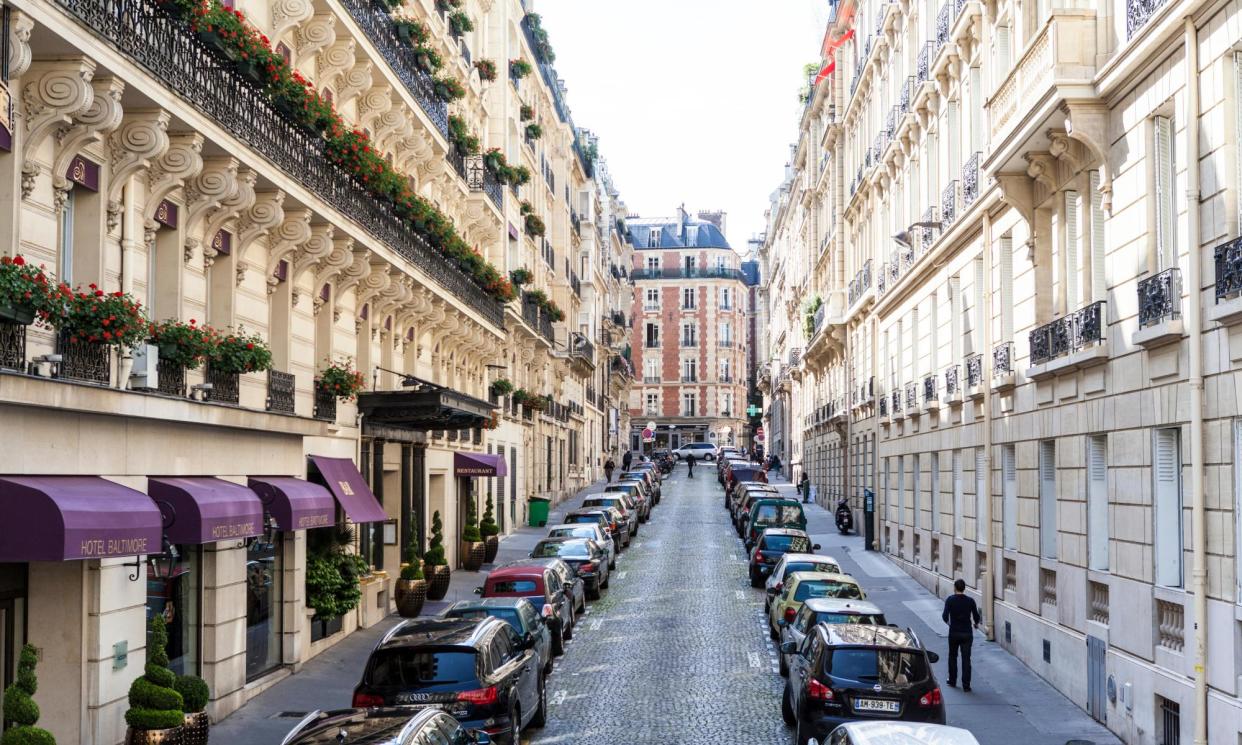<span>A street in Paris. Most people in Europe live in areas exceeding the WHO’s recommended levels of pollution.</span><span>Photograph: Shui Ta Shan/Alamy</span>