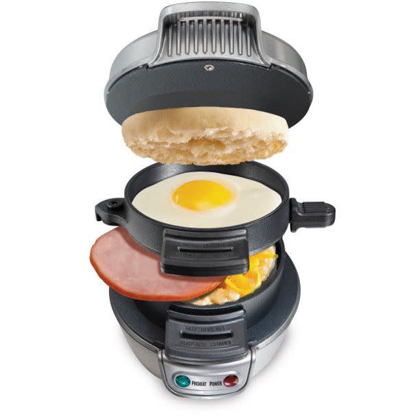 <p><a href="https://go.redirectingat.com?id=74968X1596630&url=https%3A%2F%2Fwww.walmart.com%2Fip%2FHamilton-Beach-Breakfast-Sandwich-Maker-Silver-Model-25475%2F23708545&sref=https%3A%2F%2Fwww.thepioneerwoman.com%2Fholidays-celebrations%2Fgifts%2Fg32814177%2Fgifts-for-dad%2F" rel="nofollow noopener" target="_blank" data-ylk="slk:Shop Now;elm:context_link;itc:0;sec:content-canvas" class="link rapid-noclick-resp">Shop Now</a></p><p>Breakfast Sandwich Maker</p><p>walmart.com</p><span class="copyright">Walmart</span>