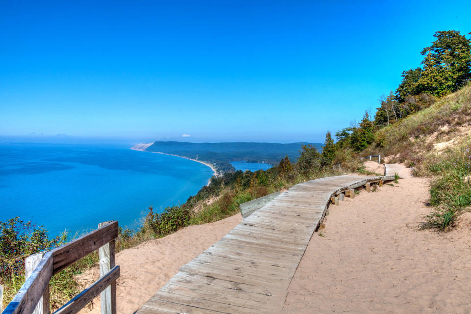 Sleeping Bear Dunes in Traverse City, MI.